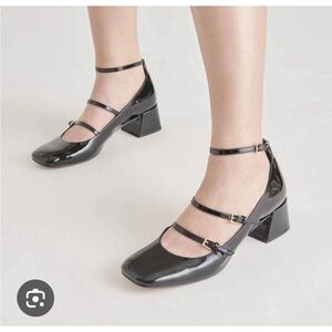 Dolce Vita Meadow Midnight Black Mary Jane Shoes 7.5